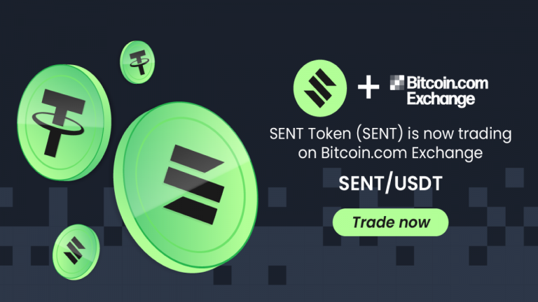 SENT Token Is Now Listed on Bitcoin.com Exchange