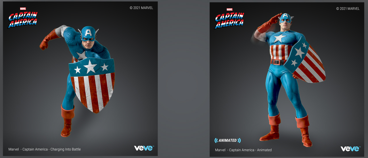 Marvel to Drop Captain America NFT Statues, Fully-Readable Amazing Spider-Man #1 NFTs