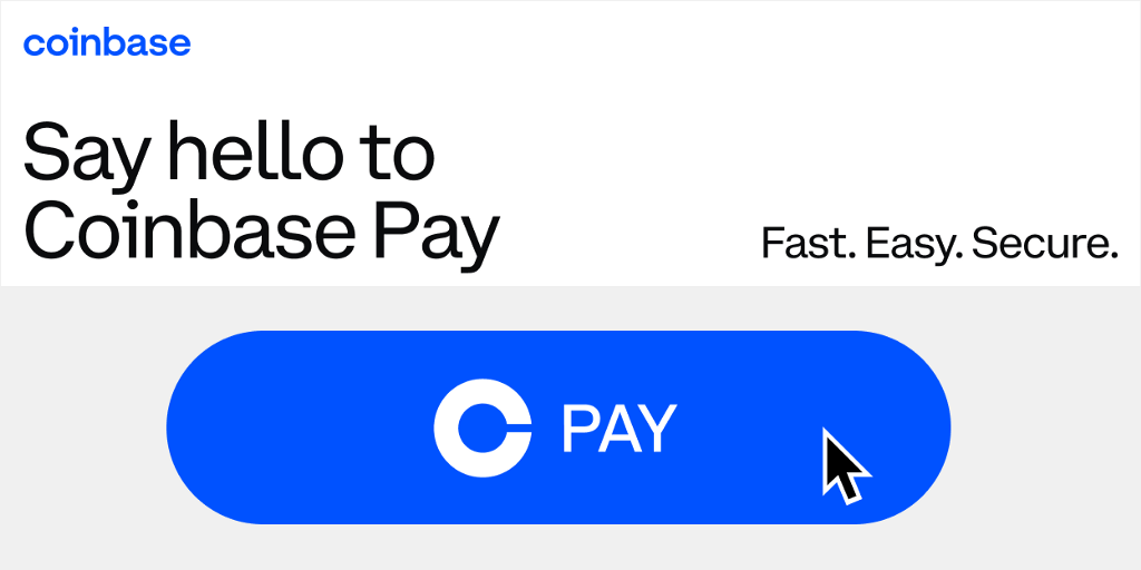 Coinbase Pay, the best strategy to buy or switch crypto, is now obtainable for web3 builders